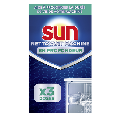 Nettoyant machine lave-vaisselle hors cycle SUN 3 doses