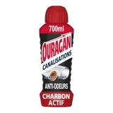 Gel canalisations charbon actif OURAGAN , flacon de 700ml