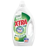 X-TRA - Lessive liquide - Hypoallergénique - 4+1 - Savon de Marseille& Aloe Vera - 63 lavages - 2.835 l