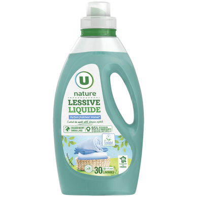Lessive liquide - Fraîcheur intense - 30 lavages - 1.5 l
