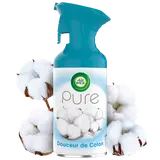 Désodorisant intérieur pure coton AIR WICK, aérosol de 250ml