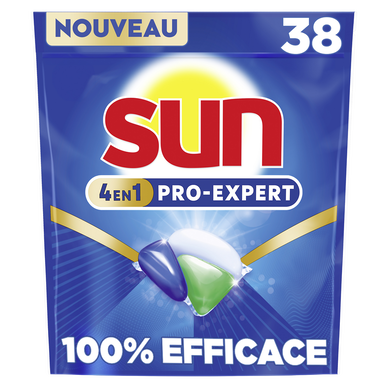 Capsules lave-vaisselle pro-expert regular SUN 38 lavages
