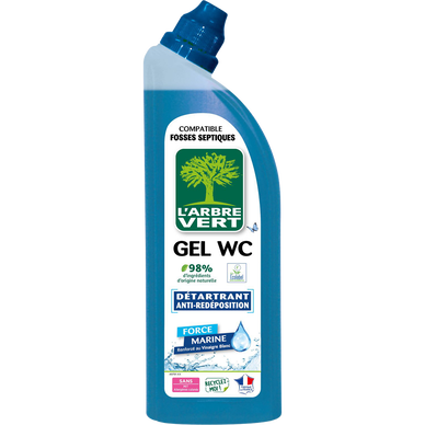 Gel wc force marine L'ARBRE VERT 750ml