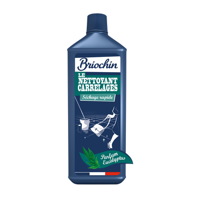 Super nettoyant pour carrelages séchage rapide BRIOCHIN, flacon de 1l