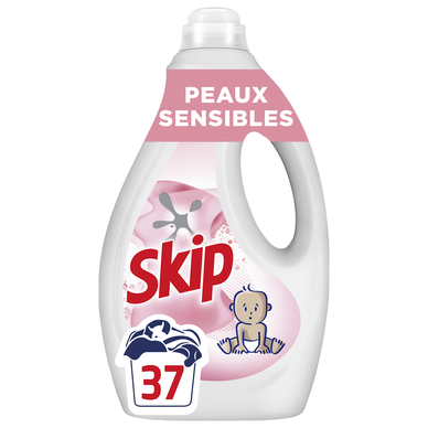 Lessive liquide peaux sensibles SKIP 37 lavages