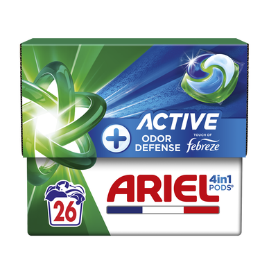 Lessive ARIEL All-in-1 Pods Détergent Active 26 doses
