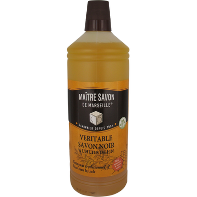 Savon noir de Marseille liquide MAITRE SAVON DE MARSEILLE, 1l