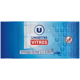 Lingettes nettoyantes vitres, x20