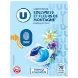 Lessive en doses - Edelweiss et fleurs de montagne - 20 lavages - 260g