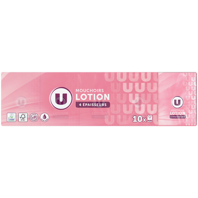 Mouchoirs lotion  10 étuis