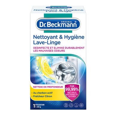 Nettoyant poudre hygiène lave-linge DR BECKMANN, boîte de 250g
