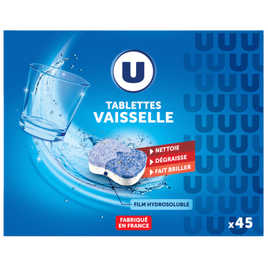 Tablettes lave-vaisselle standard boîte de 45 (450g)