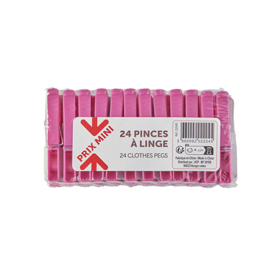 24 Pinces À Linge - PRIX MINI