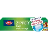Sacs zipper petit modèle 70% resources recyclées ALBAL 1L X122