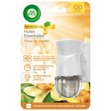 Désodorisant Diffuseur électrique vanille ingrédients d'origine naturelle AIR WICK19ml