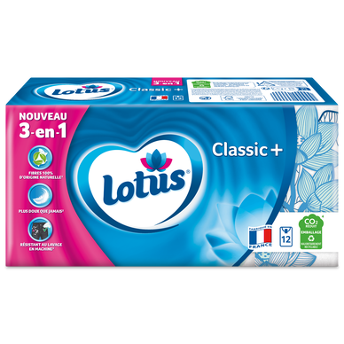 Etuis Mouchoirs Classic+ LOTUS, x12