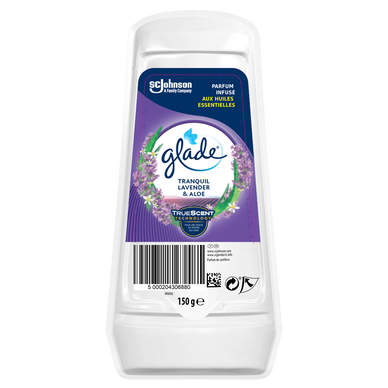 Désodorisant Gel Longue Durée Lavande aux huiles essentielles GLADE, 150g