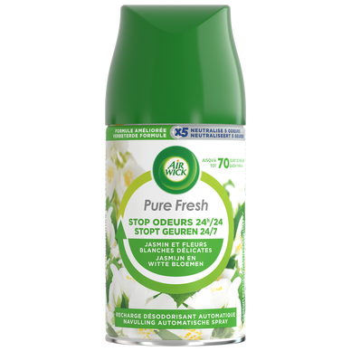 Kit Désodorisant automatique Pure Fresh Jasmin AIR WICK, 250ml