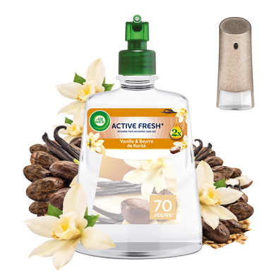 Désodorisant Recharge spray automatique sans gaz active fresh vanilleAIR WICK