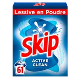 Lessive en poudre  active clean SKIP 61 lavages