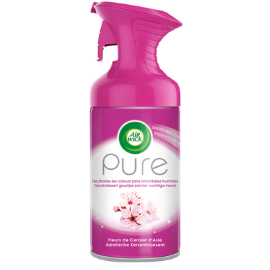 Désodorisant intérieur pure fleurs AIR WICK, aérosol de 250ml