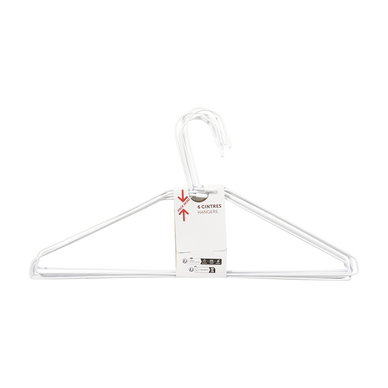 Cintre fil acier plastifié x6 - PRIX MINI