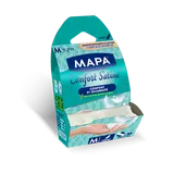 Gants fins en latex douceur satinée MAPA, taille M, boîte de 10