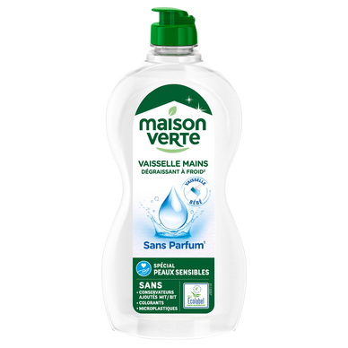 Liquide vaisselle 0 pour cent MAISON VERTE - 500ml