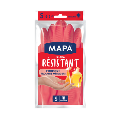 Gants ultra résistants en latex MAPA, taille S