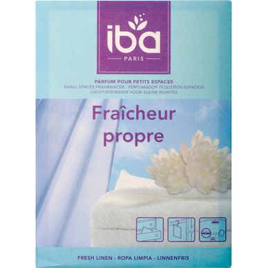Enveloppe parfumée pour petits espaces Fraîcheur Propre IBA