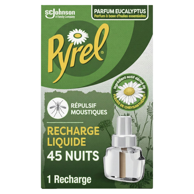 Recharge éléctrique liquide eucalyptus TP19 PYREL 45 nuits