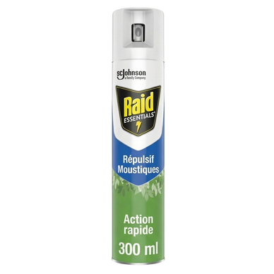 Spray répulsif volants RAID essential 300ml