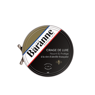 BARANNE CIRAGE LUXE CIRE ABEILLE FR NOIR BOITE 75ML