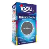 Teinture liquide pour tissus gris anthracite IDEAL