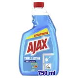 Recharge nettoyant vitres triple action AJAX 750ml spray