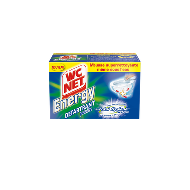 Produit wc en poudre détartrant WC NET ENERGY - 6 sachets