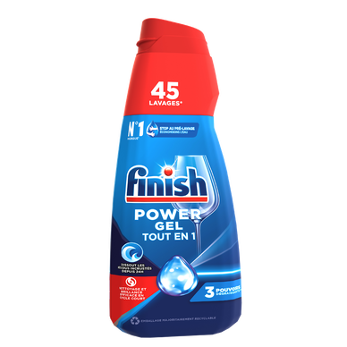 Gel lave-vaisselle FINISH nettoyage et brillance 900ml
