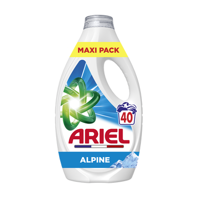 Lessive ARIEL alpine 40 lavages 1,8L