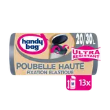 Sac poubelle haut fixation élastique HANDY BAG 20/30l x13