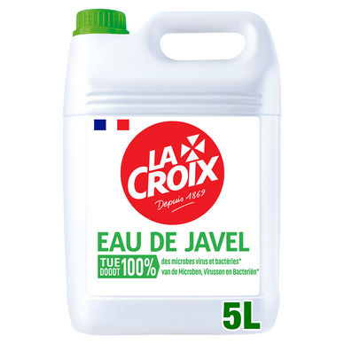 Eau de javel traditionnelle LA CROIX flacon 5L
