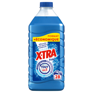 X-TRA - Lessive liquide - 4+1 - 28 lavages - 1.26 l