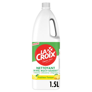 Eau de Javel LACROIX traditionnel multi-usage Citron 1,5L