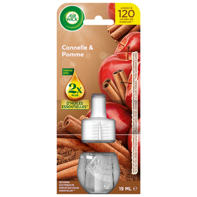 Recharge diffuseur électrique désodorisant Cannelle & Pomme AIRWICK19mL