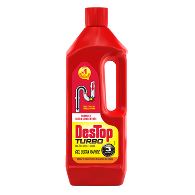 Gel déboucheur turbo javel DESTOP 1l