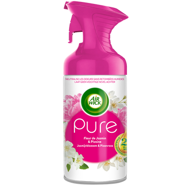 Aérosol AIR WICK Pure HE Fleur de Jasmin et Pivoine 250mL