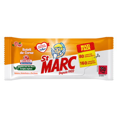 Lingettes soleil de corse ST MARC x42 format familial