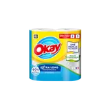 Essuie-tout blancs OKAY, 2 rouleaux XXL