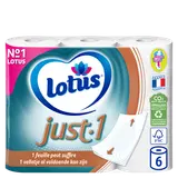 Papier toilette just 1 LOTUS 5P x6 rouleaux