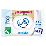 Papier toilette humide pure sensitive LOTUS x42 lingettes