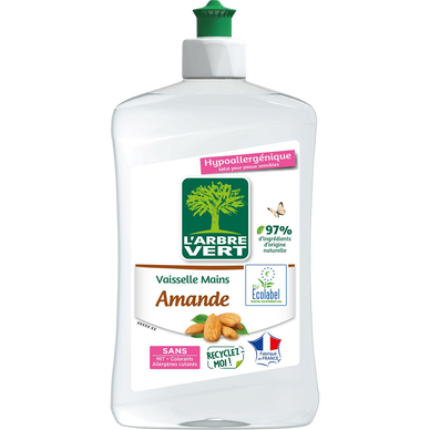 Liquide vaisselle et mains concentré amande ARBRE VERT fl.500ml